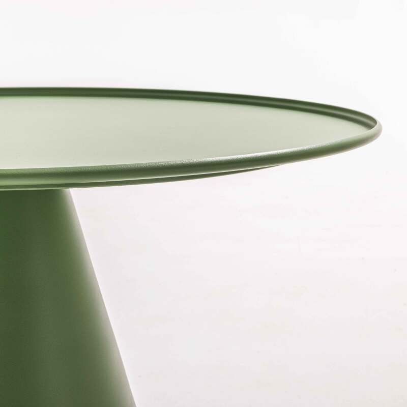 Tavolina da salotto da giardino rotondo Ø60 cm in acciaio