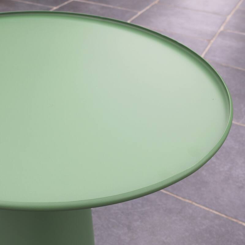 Tavolina da salotto rotondo Ø50 cm in acciaio