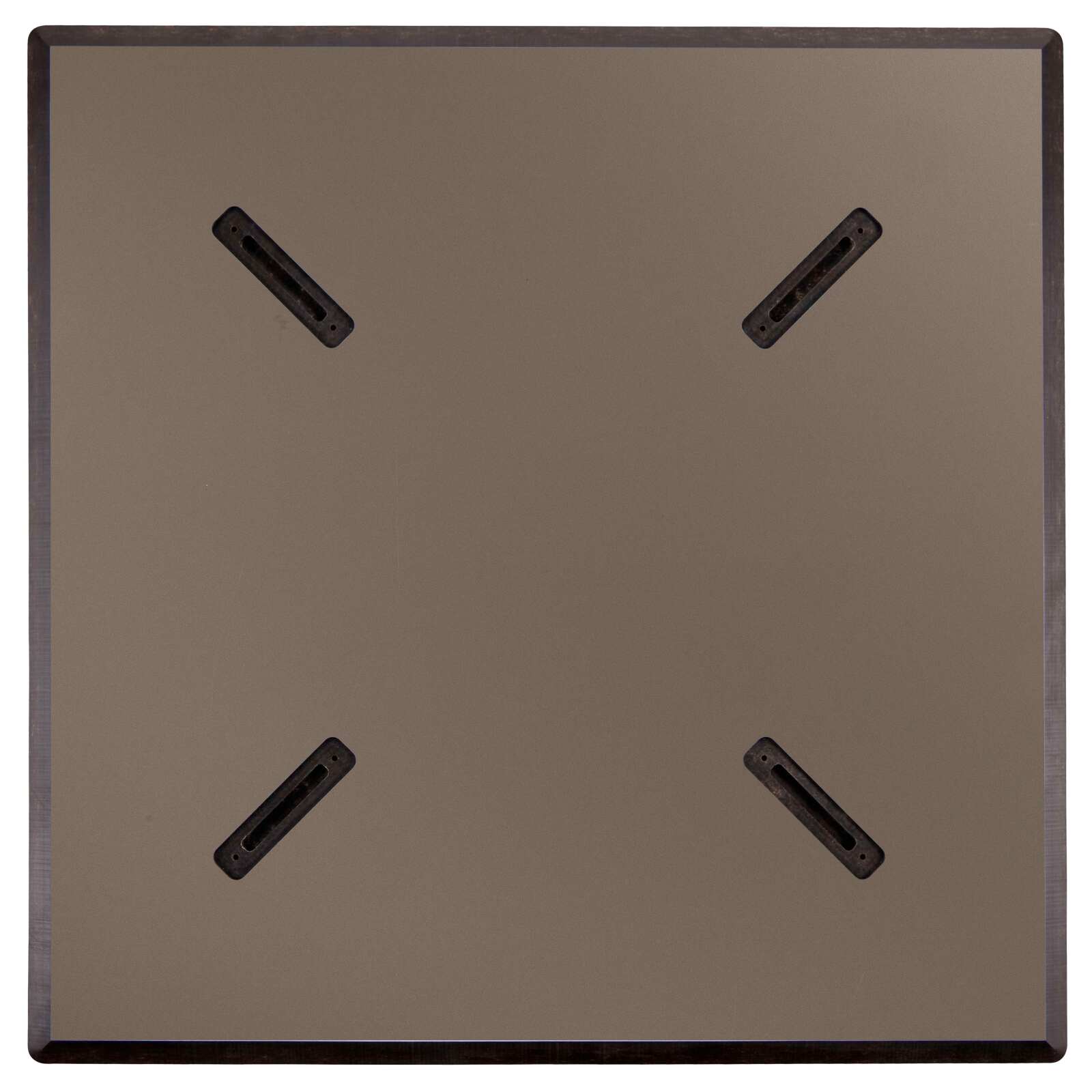 Tavolo inclinabile in laminato 70x70 cm con gamba nera e sedie in metallo