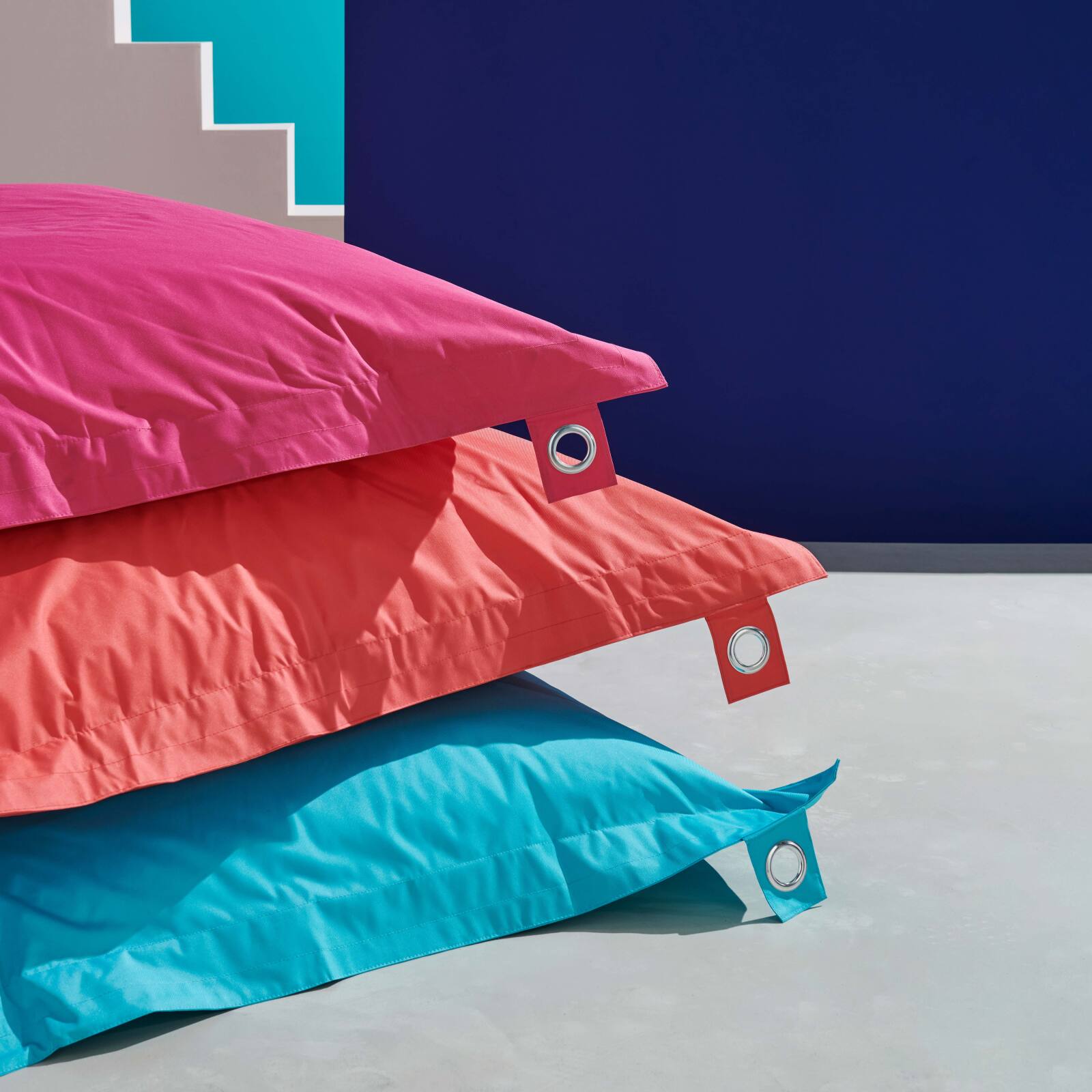 Copertura pouf XXL impermeabile per sacco a pelo 180 x 145 cm