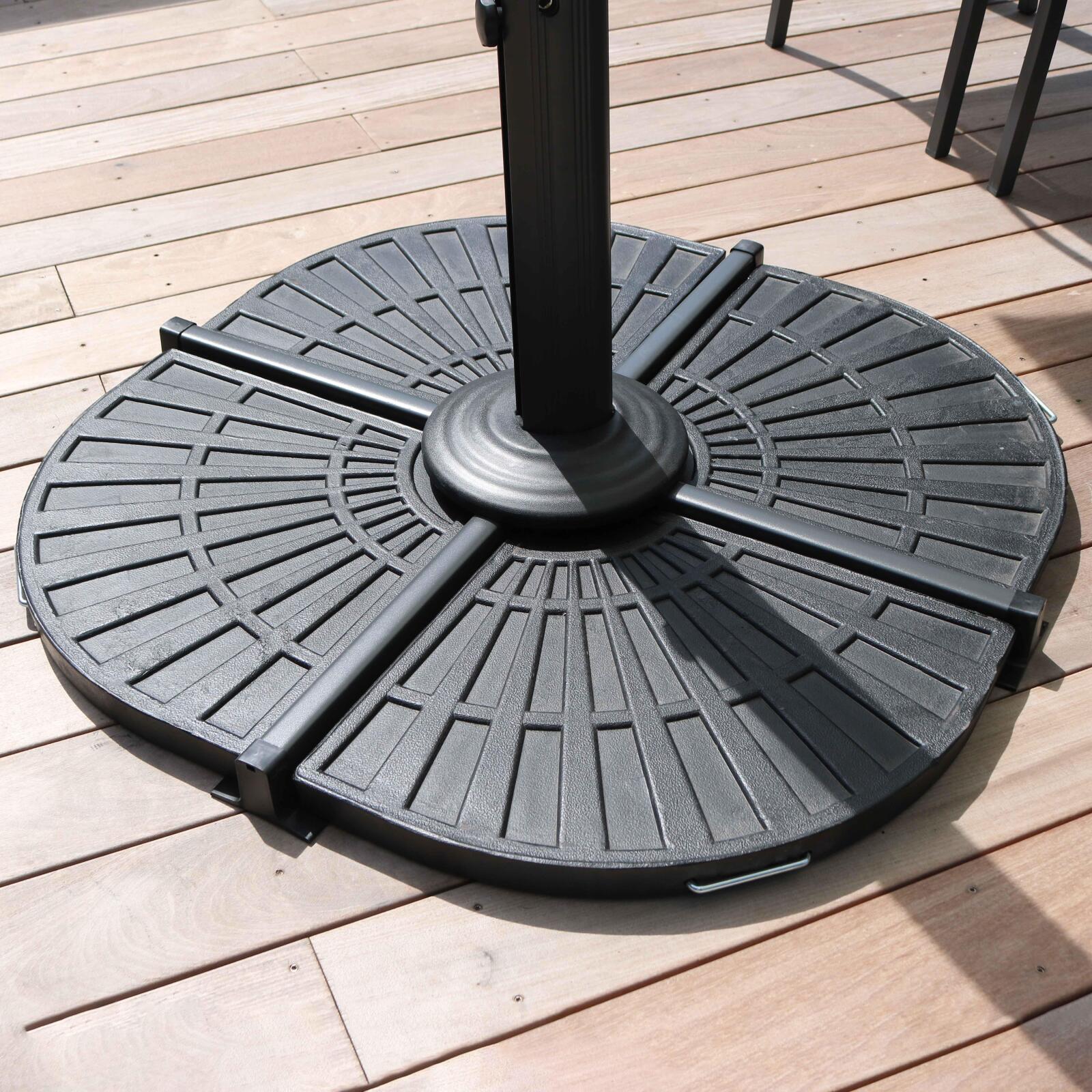 Base per ombrellone ponderata