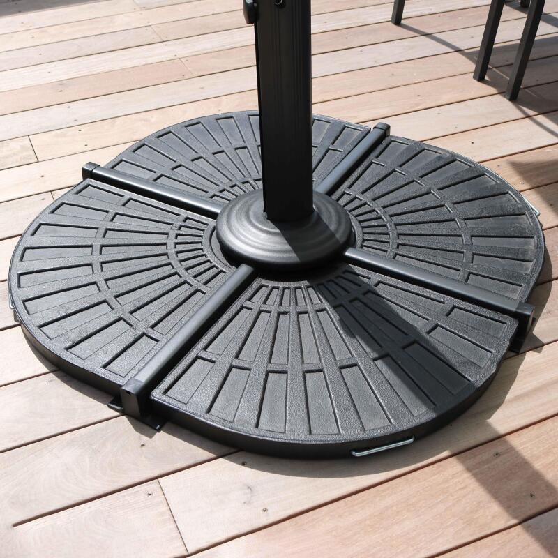 Base per ombrellone ponderata