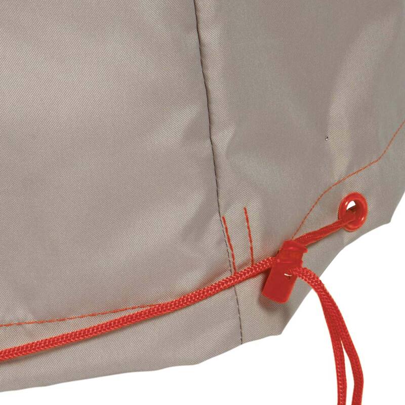 Copertura rettangolare per barbecue 110 x 58 x 60 cm color tortora