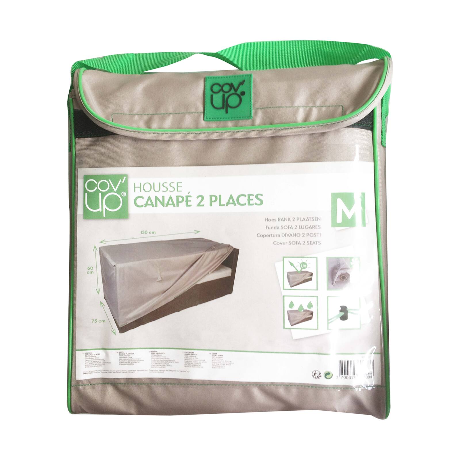 Copertura 130 x 75 x 60 cm tortora