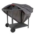 Copertura rettangolare per barbecue 150 x 60 x 90 cm grigio