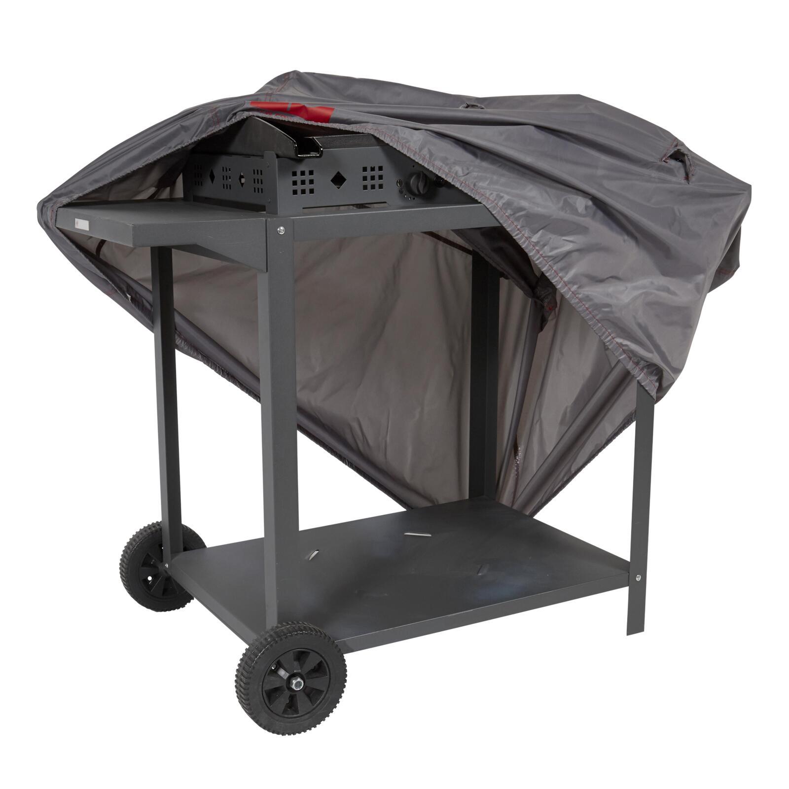 Copertura rettangolare per barbecue 150 x 60 x 90 cm grigio