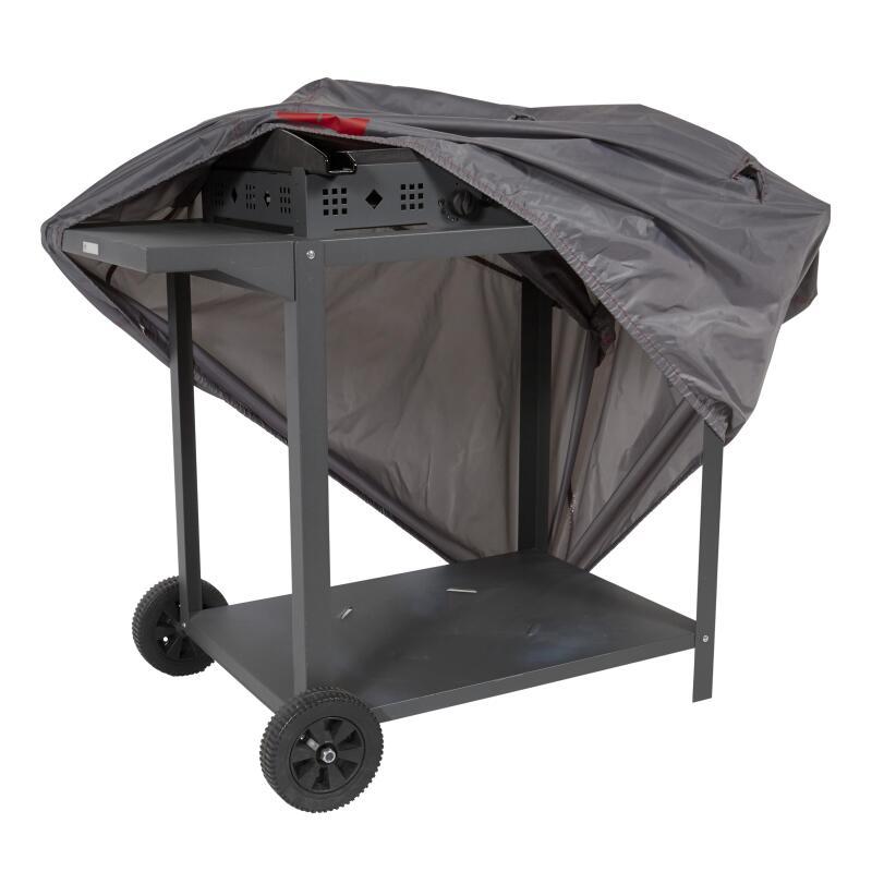 Copertura rettangolare per barbecue 150 x 60 x 90 cm grigio