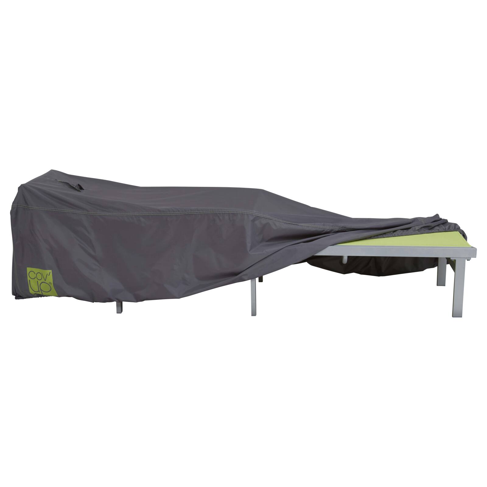 Copertura per lettino prendisole 200 x 75 cm grigia