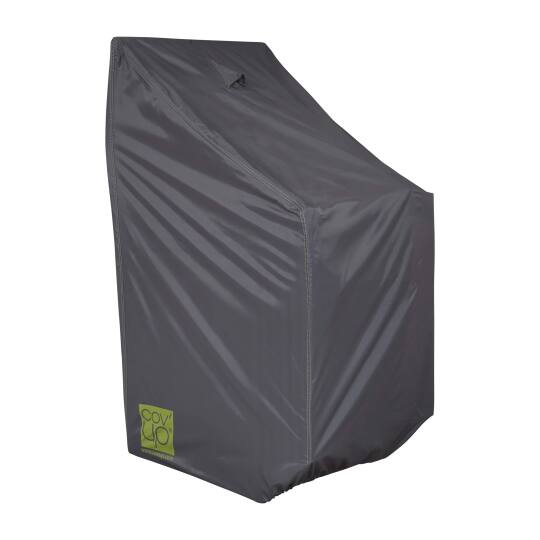 Copertura per sedie impilabili 66 x 66 x 120 cm grigia
