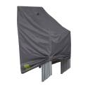 Copertura per sedie impilabili 66 x 66 x 120 cm grigia