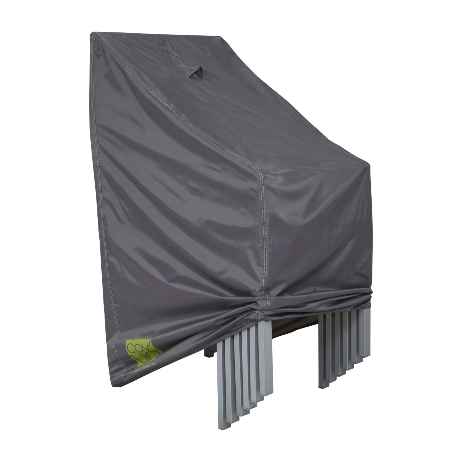Copertura per sedie impilabili 66 x 66 x 120 cm grigia