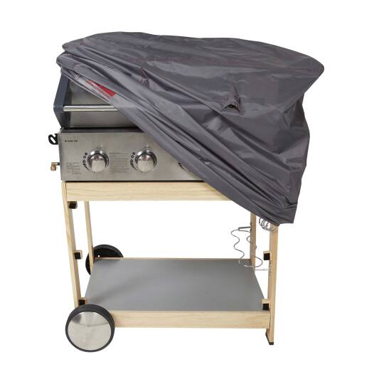 Copertura per barbecue grigia 102x46x92 cm | Oviala