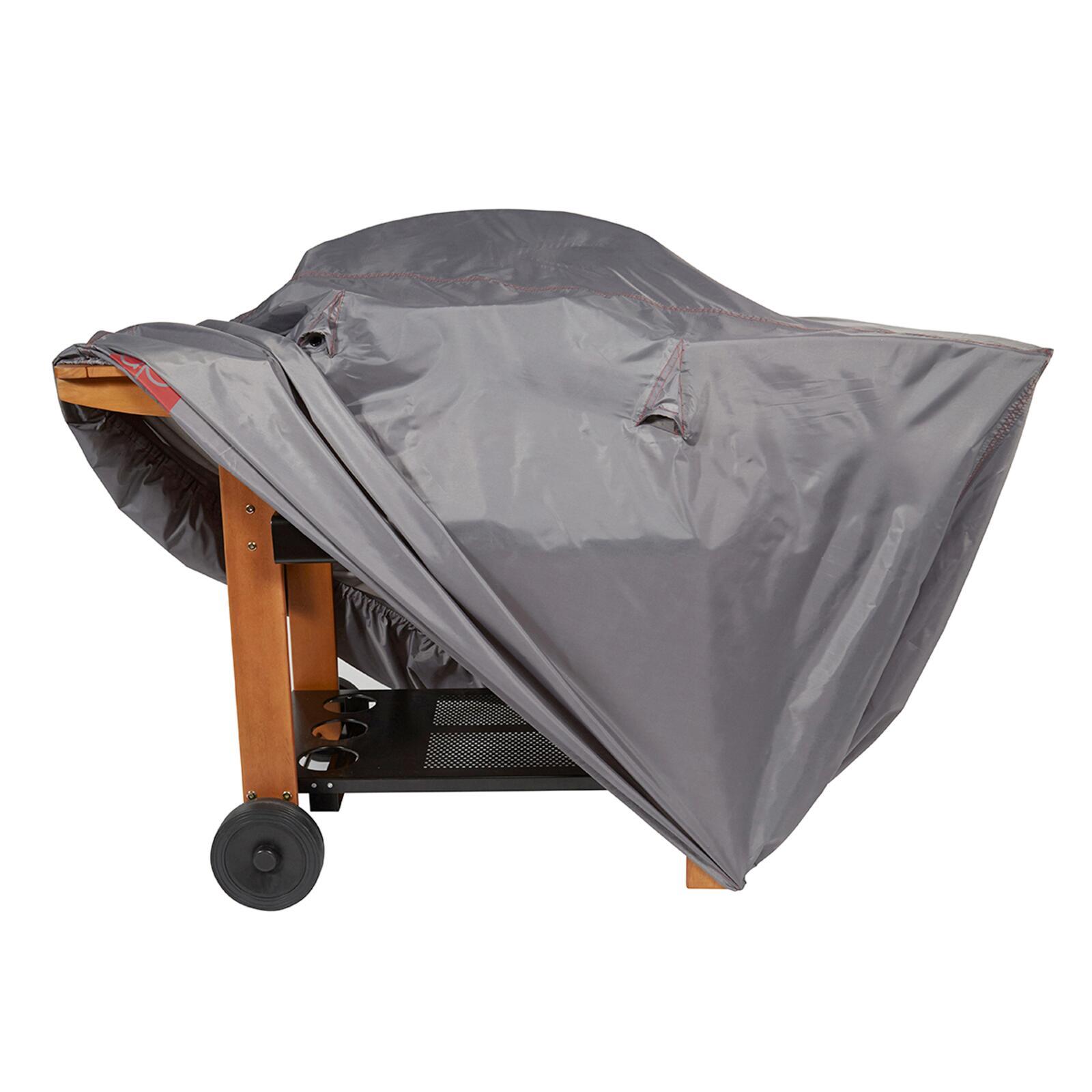 Copertura rettangolare per barbecue 170 x 100 x 90 cm grigio