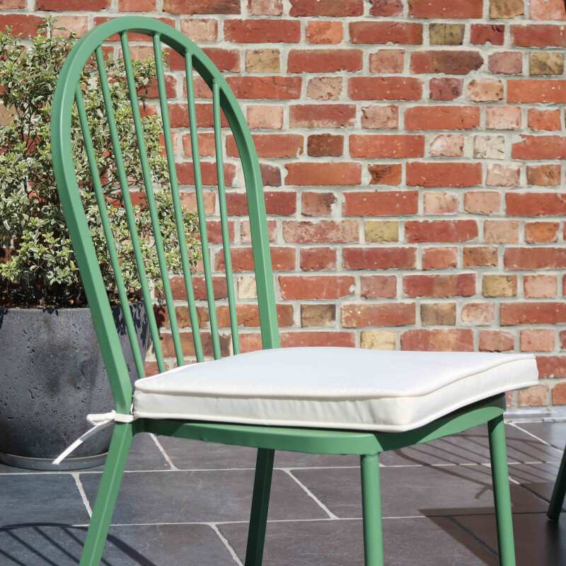 Set di 4 cuscini per sedia da esterno semplici 40 x 40 cm