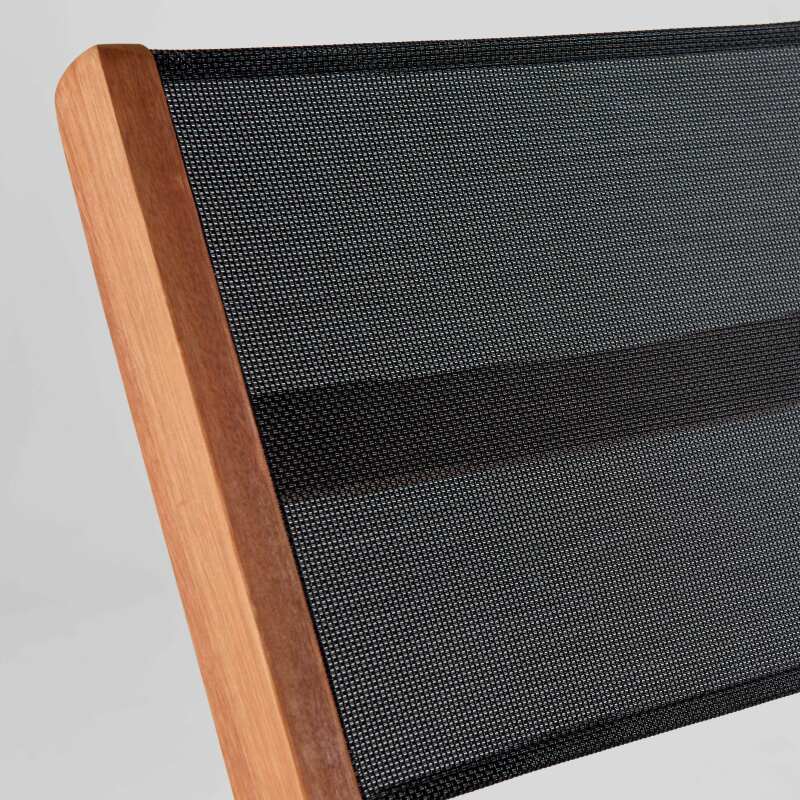 Set di 2 sedie da giardino pieghevoli in legno FSC®