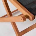 Set di 2 sedie da giardino pieghevoli in legno FSC®