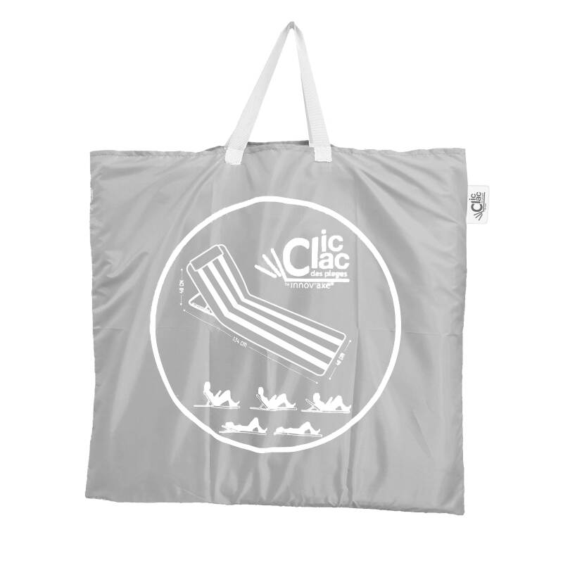 Set di 2 tappetini da mare pieghevoli opale e grigio