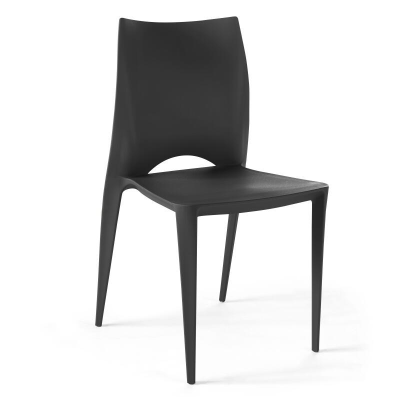Sedia da giardino in plastica traforata