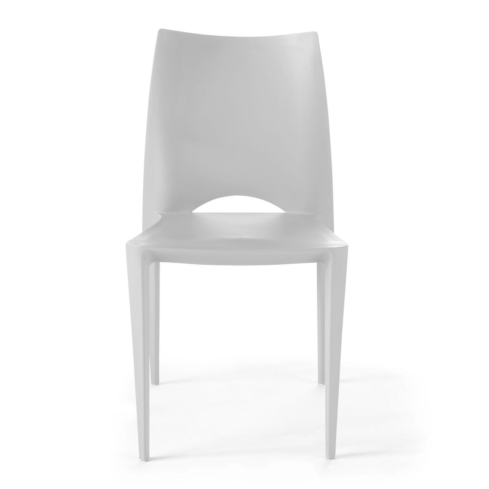 Sedia da giardino in plastica traforata