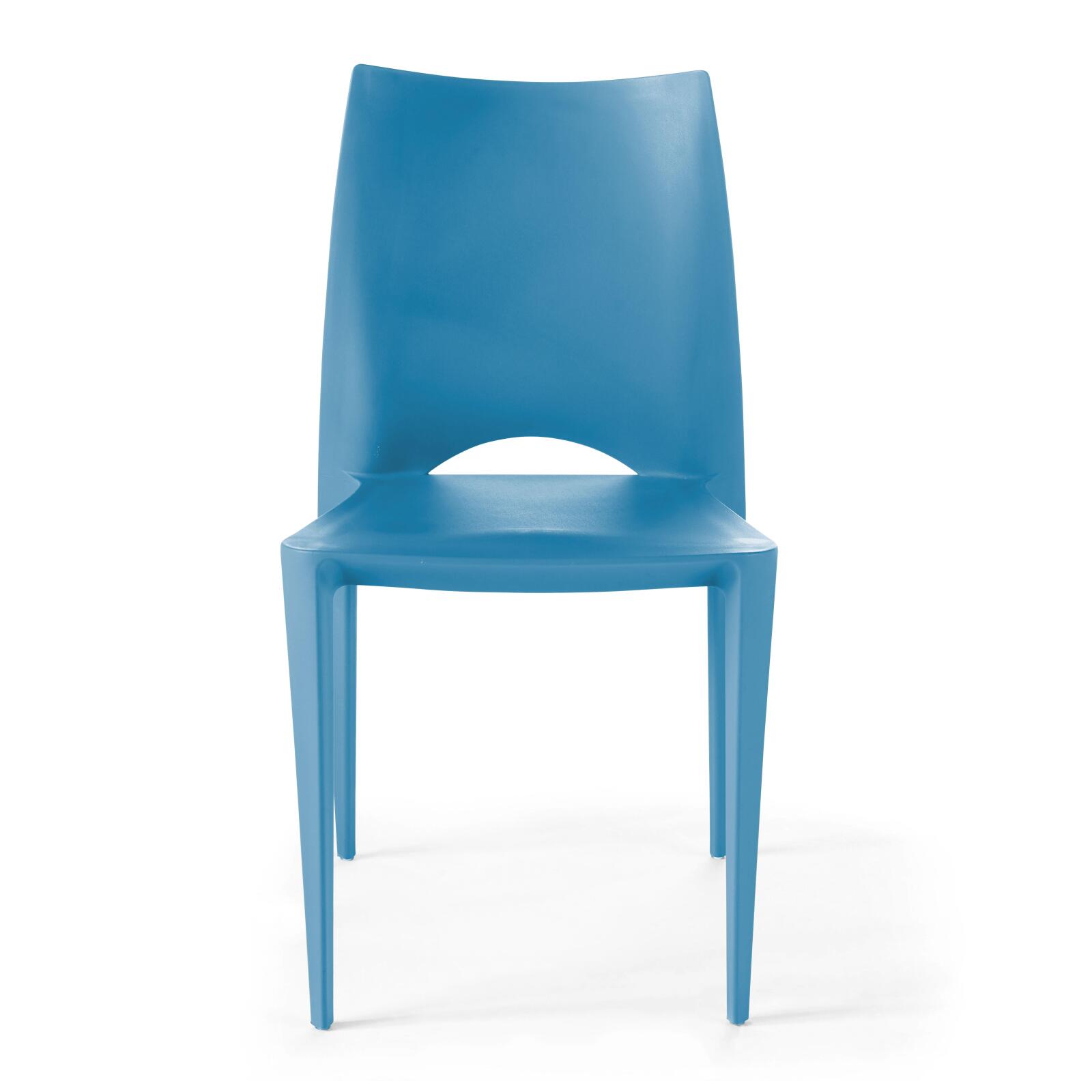 Sedia da giardino in plastica traforata