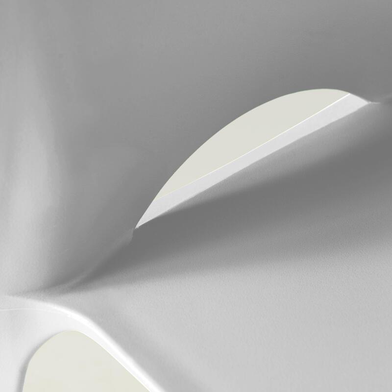 Sedie da giardino in plastica Set da 4