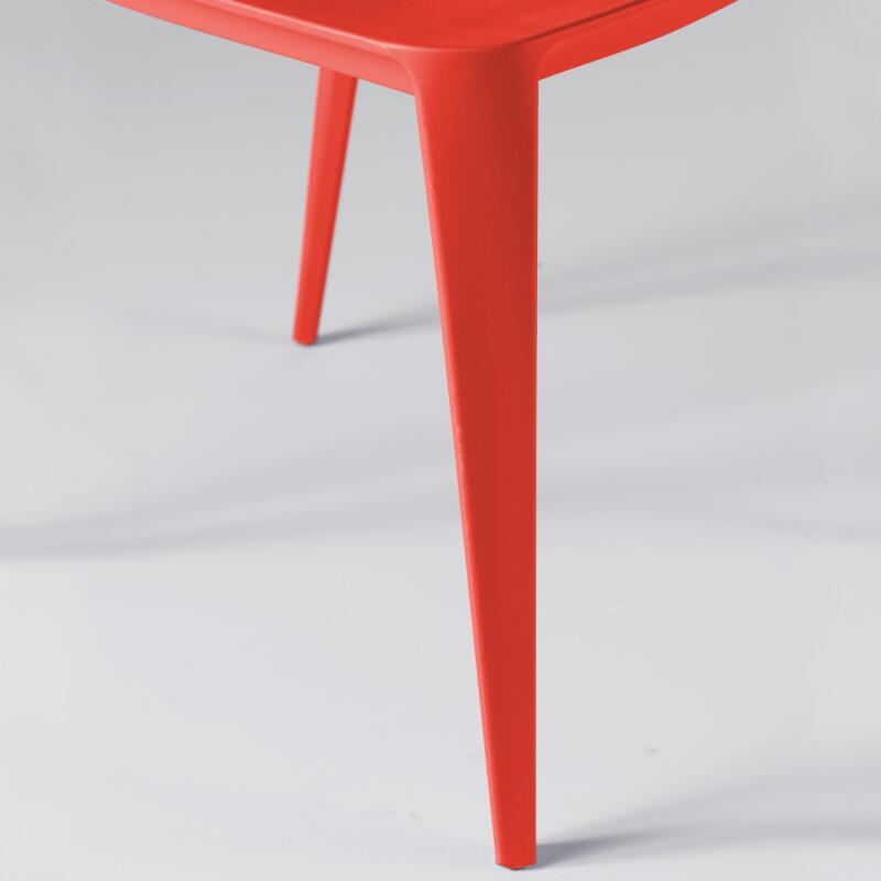 Sedie da giardino in plastica Set da 4