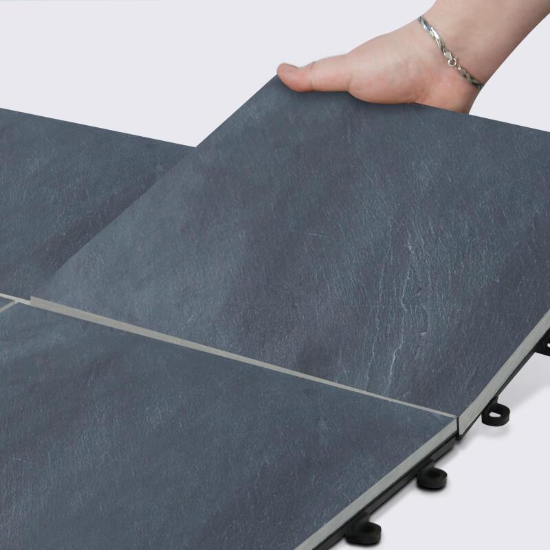 Set di pavimento ad incastro per esterno in pietra naturale