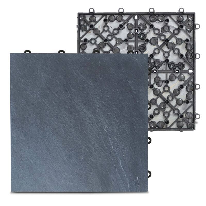 Set di pavimento ad incastro per esterno in pietra naturale (5/6)