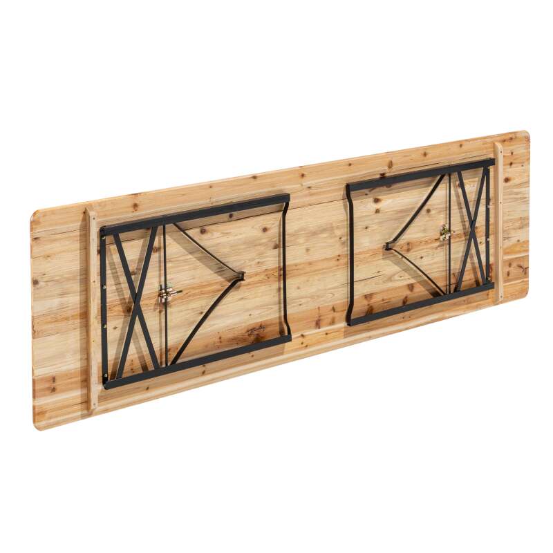 Set tavolo e panca da giardino 220 cm (3/7)