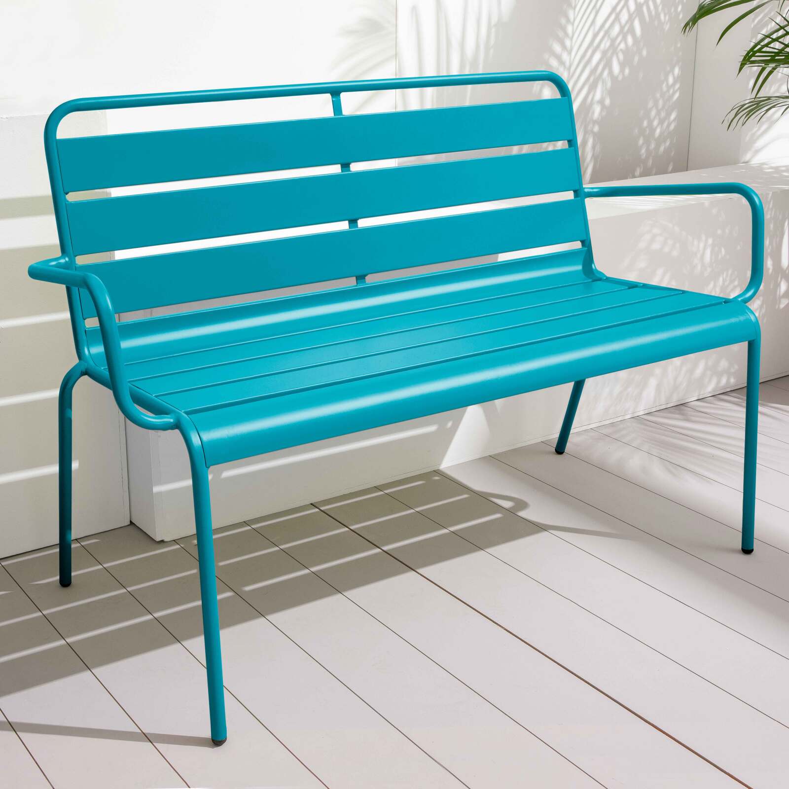 Panca da giardino in metallo