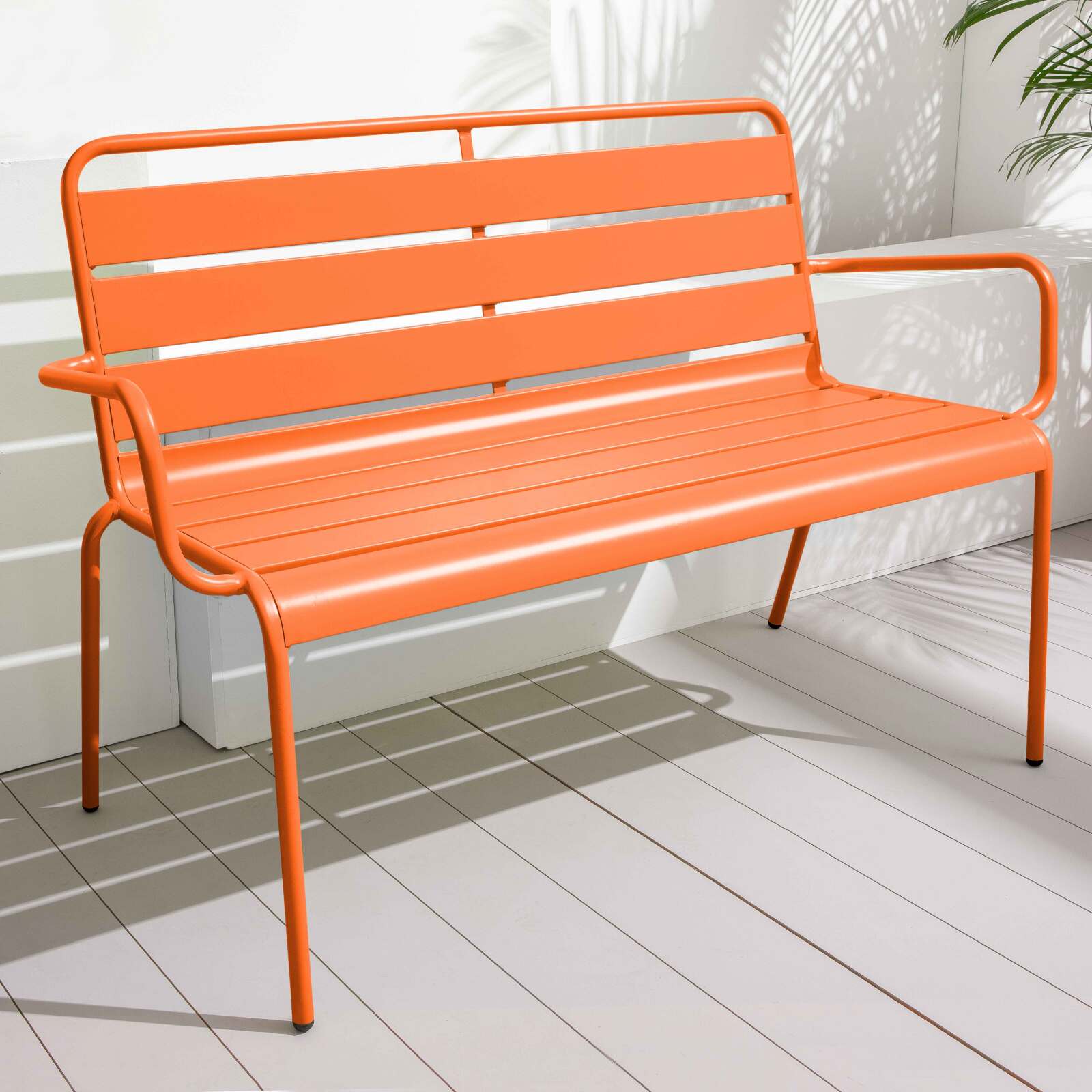 Panca da giardino in metallo