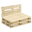 Set divani in pallet + cuscini da giardino
