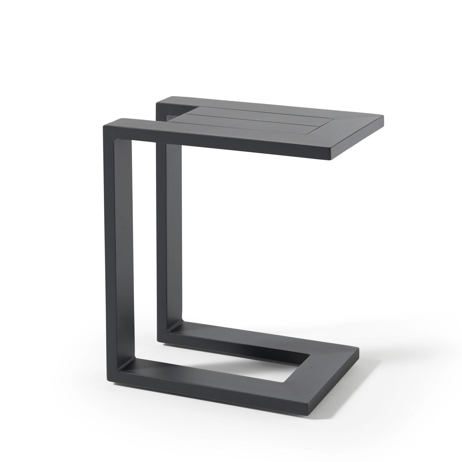 Lettino prendisole con cuscino e tavoletta, reclinabile in 5 posizioni