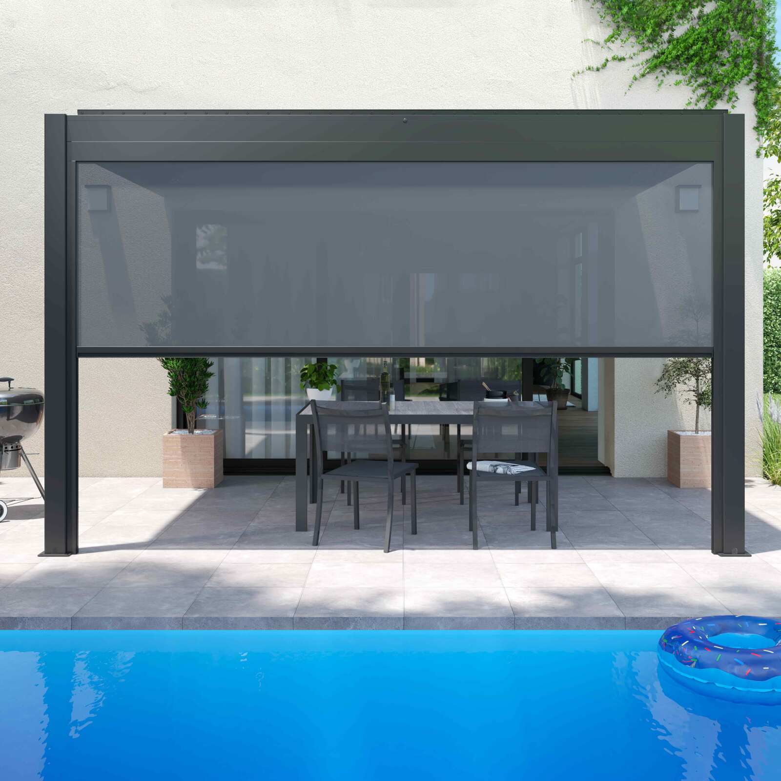 Tenda da sole per pergole bioclimatiche ATHENES e OIA