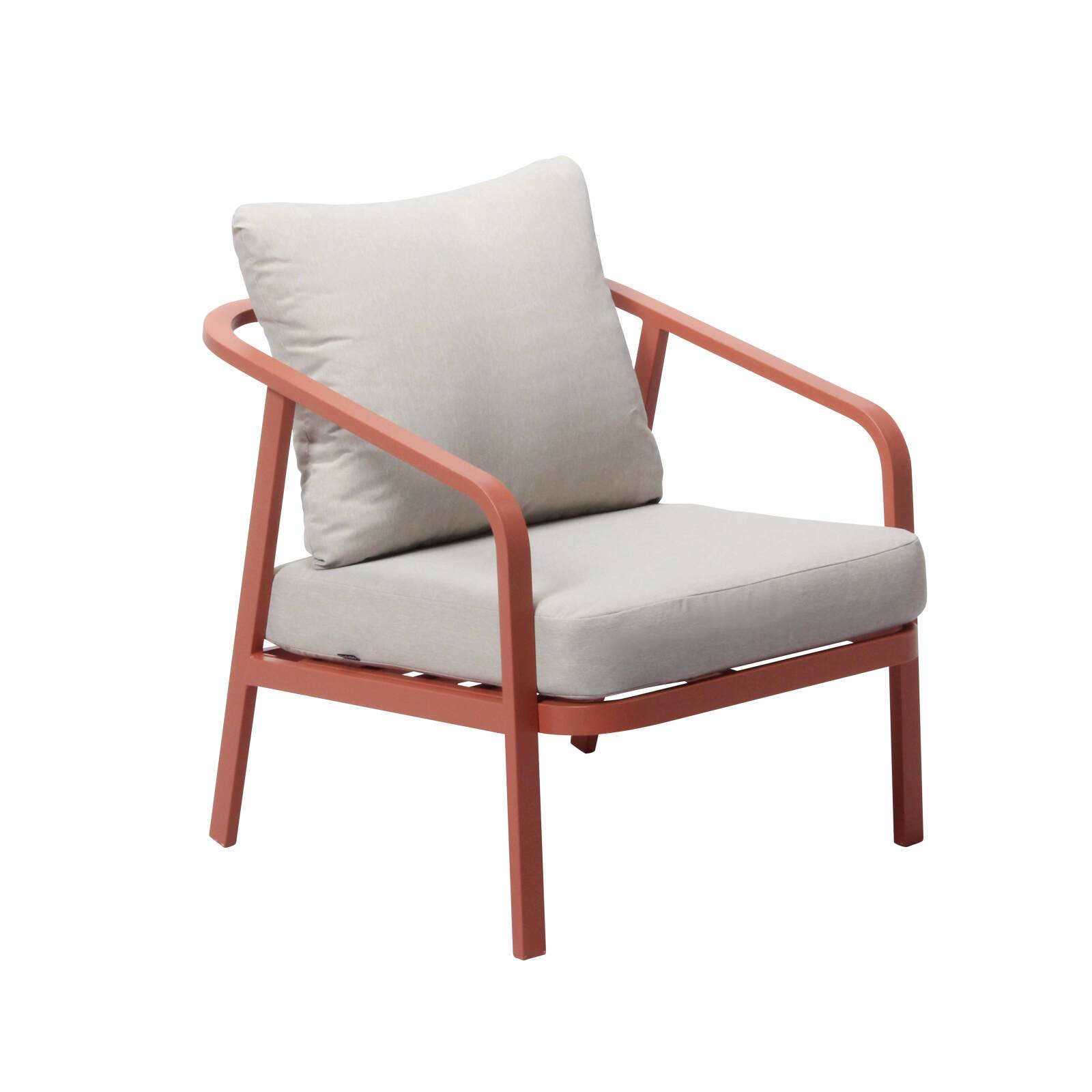 Salotto da giardino in alluminio a 5 posti