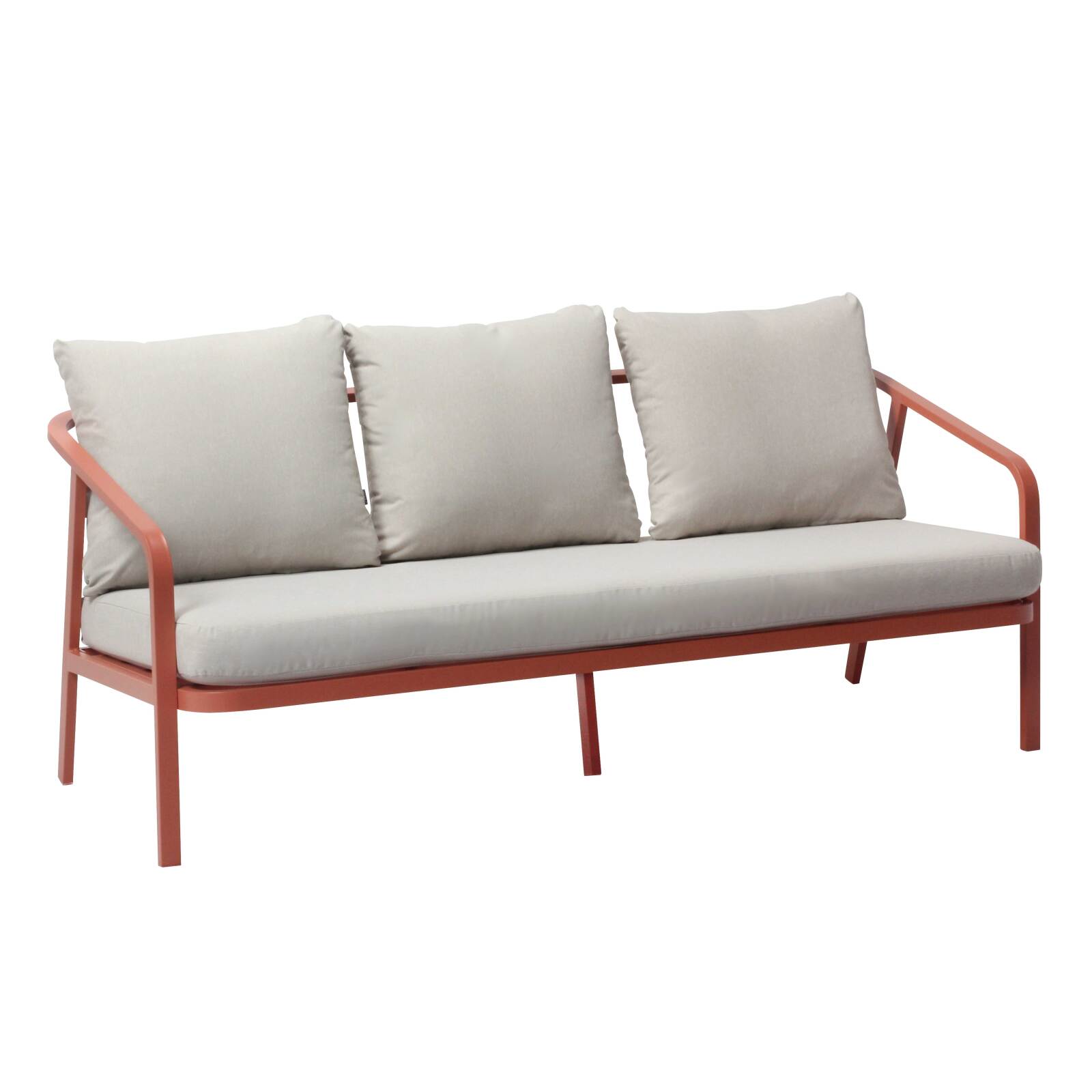 Salotto da giardino in alluminio a 5 posti