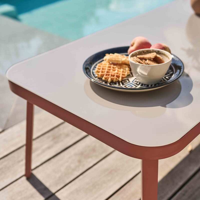 Salotto da giardino in alluminio a 5 posti (4/7)