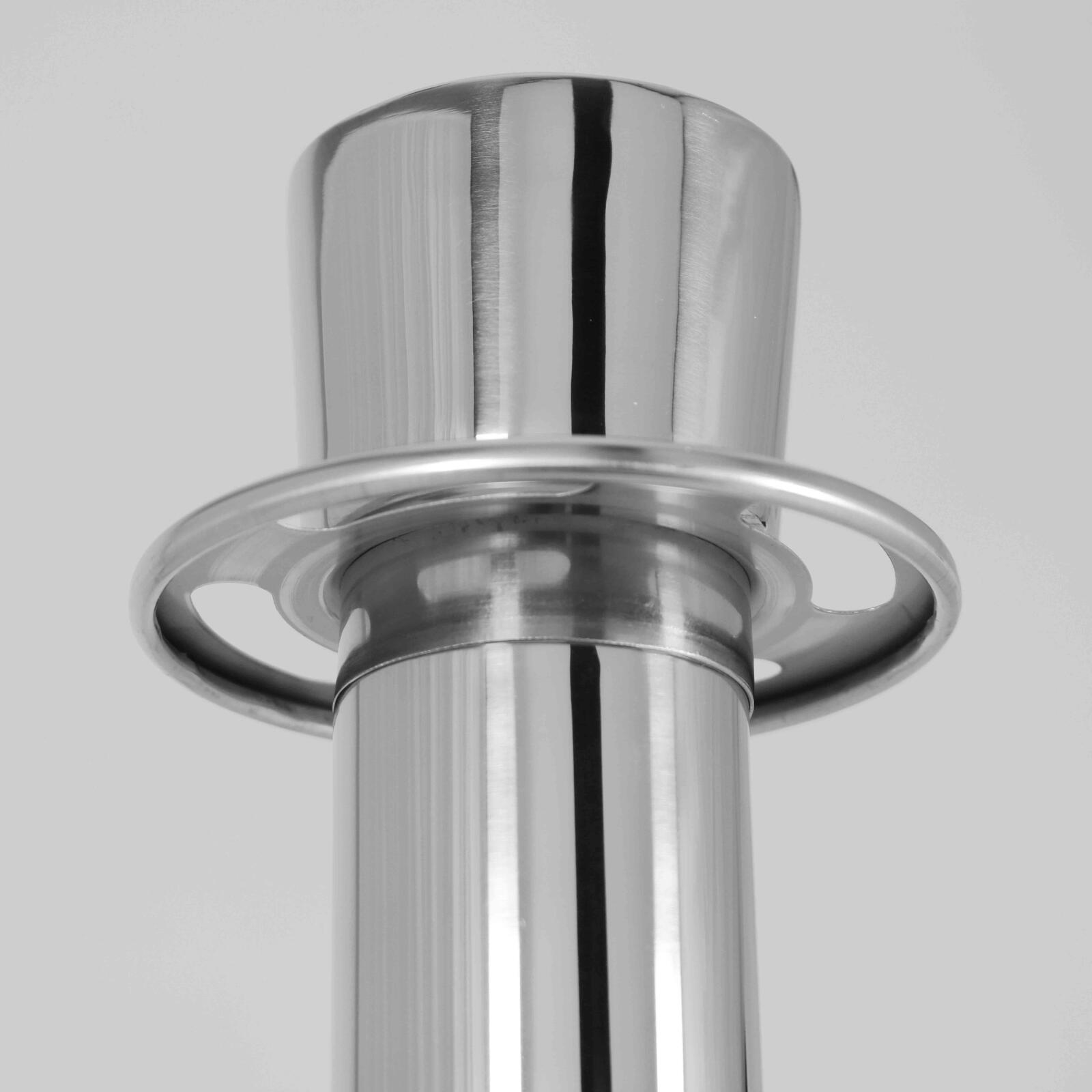 Pali guida cromati Set di 2