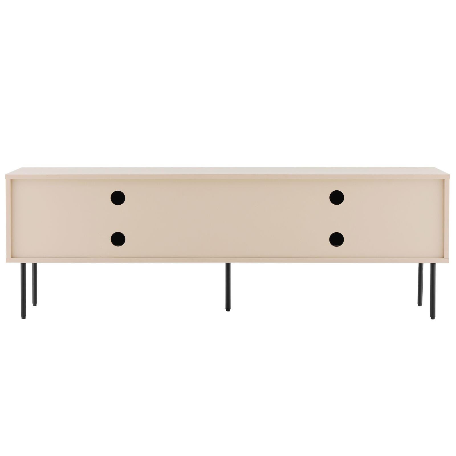 Mobile TV in acciaio e MDF con decoro melaminico FSC® 150 cm