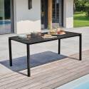 Tavolo da giardino in alluminio per 6 persone 187x93 cm - Lifestyle
