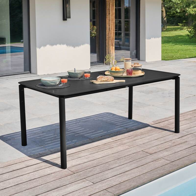 Tavolo da giardino in alluminio per 6 persone 187x93 cm - Lifestyle