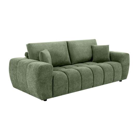 Divano 3 posti in tessutocon cuscino | Oviala