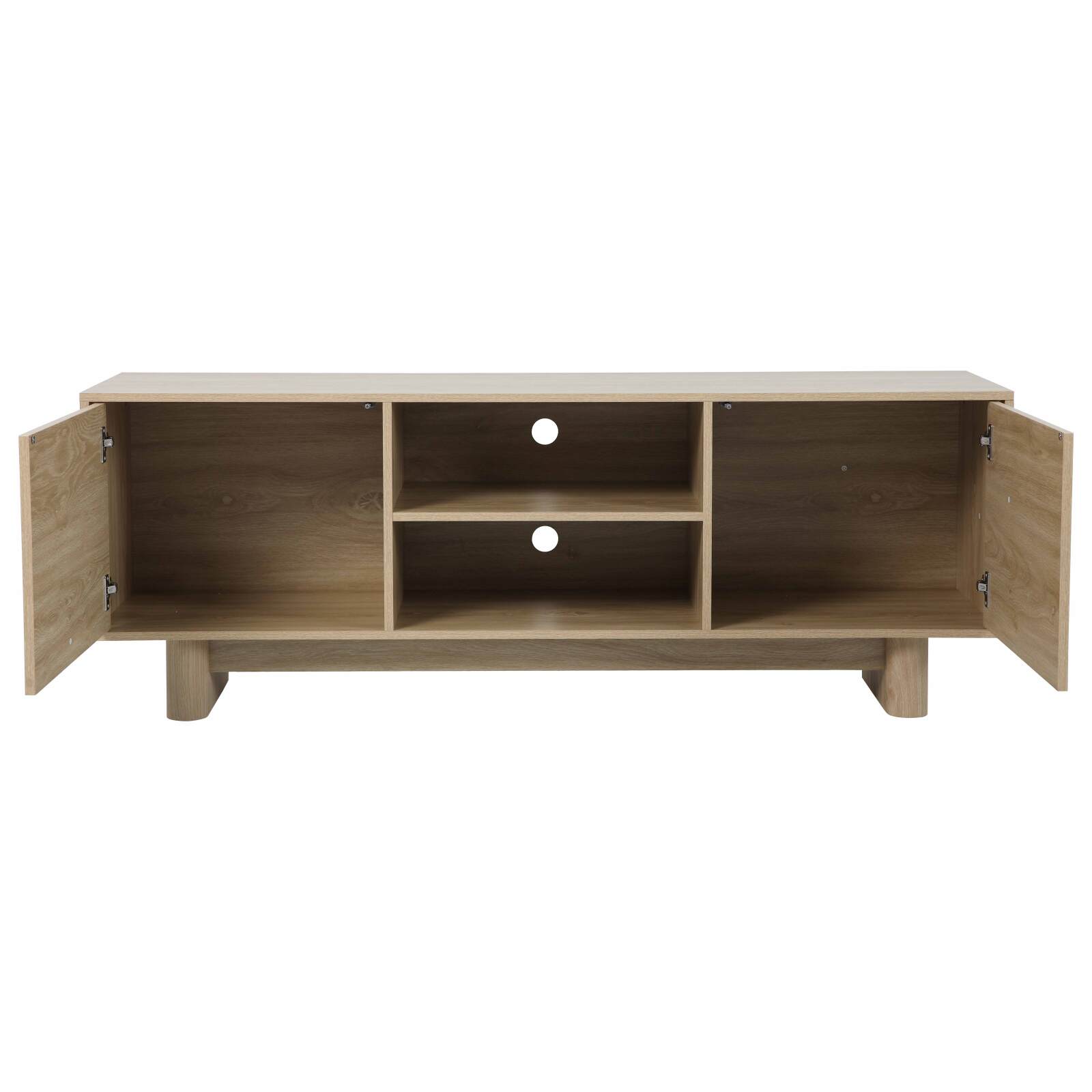 Mobile TV effetto legno 160 cm stile scandinavo