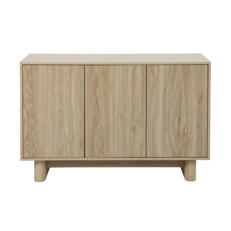 Buffet scandinavo effetto legno 3 ante 120 cm (2/6)