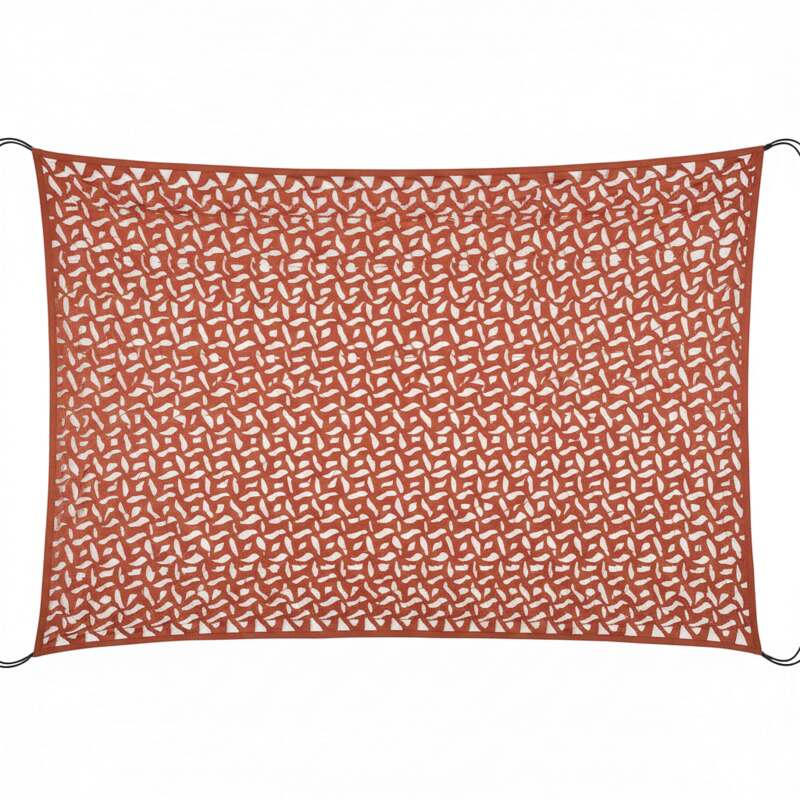 Vela rettangolare traforata reversibile 4x3 m