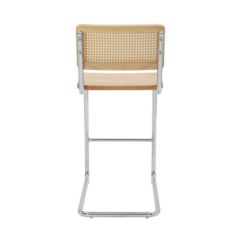 Sedie alta in legno e metallo - Set di 2 (7/8)