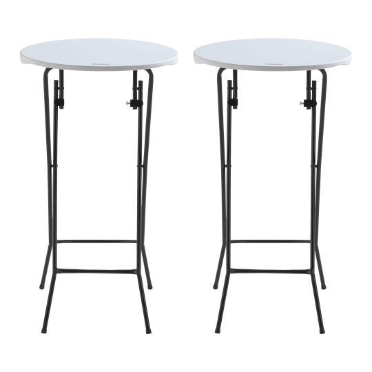 Tavolo alto pieghevole 60x110 cm - Set di 2