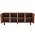 Buffet effetto legno FSC® 4 ante 180 cm stile scandinavo