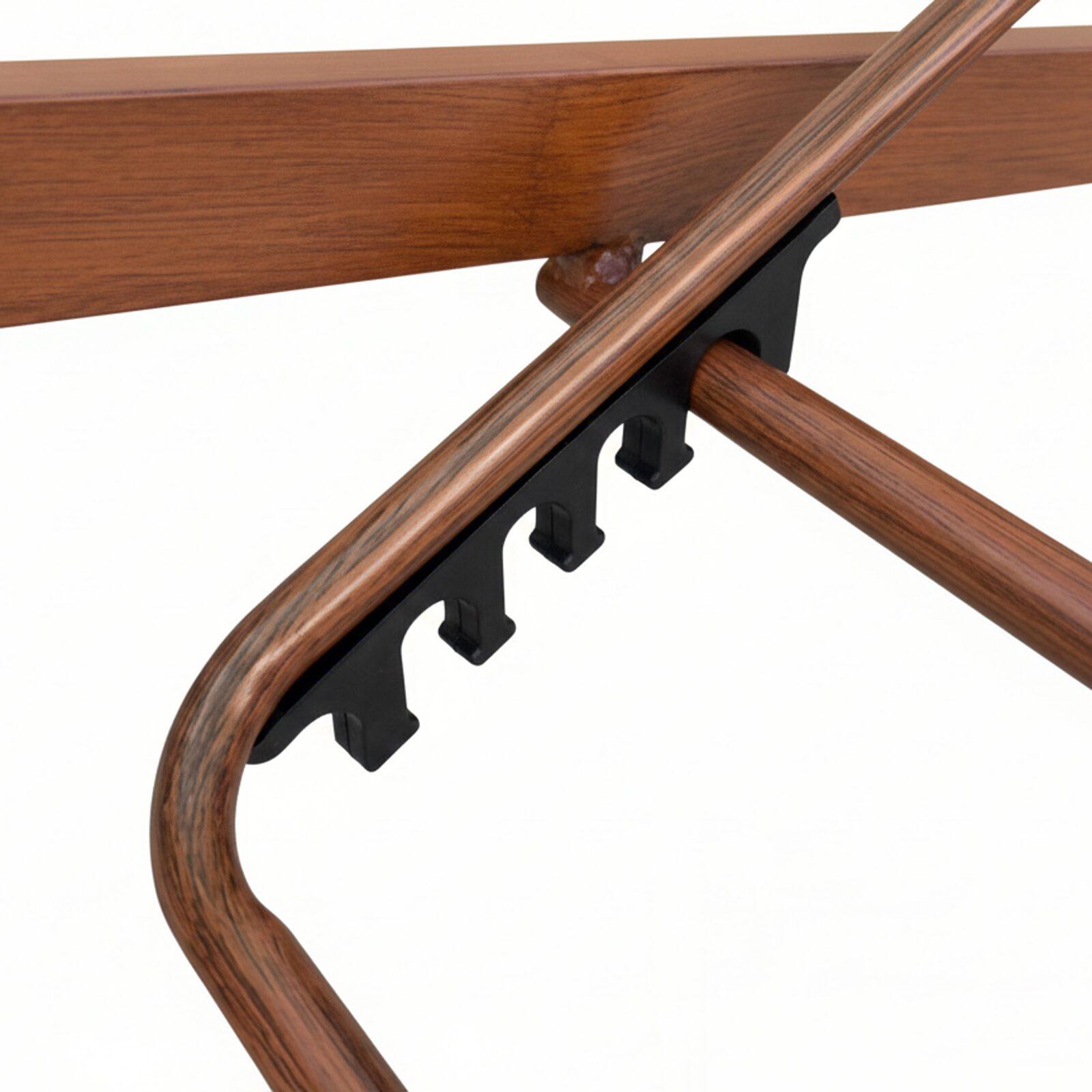 Sdraio da giardino in alluminio effetto legno reclinabili 4 posizioni con cuscino - Set di 2