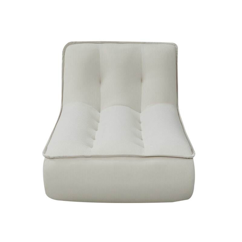 Chaise longue in tessuto per divano modulare (2/8)